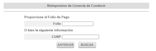 Pago del trámite de forma online y obtención del recibo